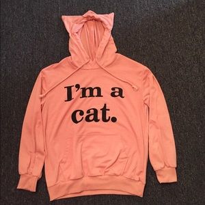 “I’m a cat” hoodie
